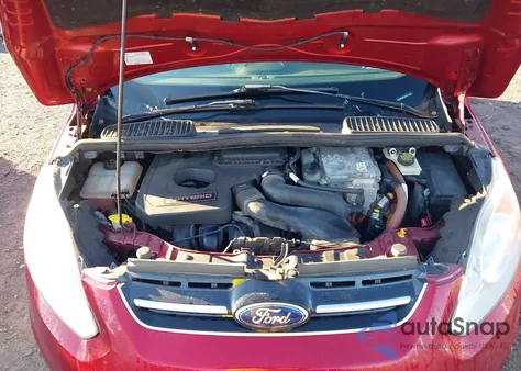 2013 Ford C-Max Hybrid Sel z USA, uszkodzony, nr VIN 1FADP5BU9DL546753